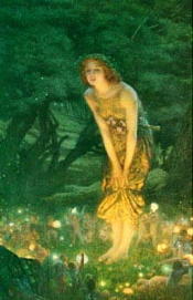 midsummer eve, Edward Robert Hughes 1909